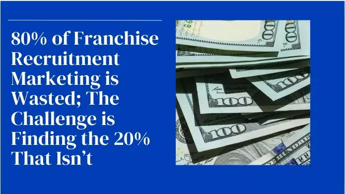 80% of Franchise Recruitment Marketing is Wasted - Franchise Recruitment Automation and Human Intelligence 4 80% of Franchise Recruitment Marketing is Wasted